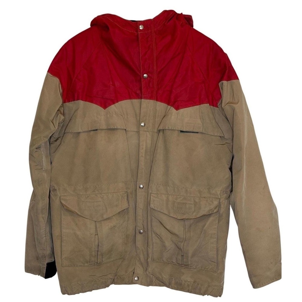1970s Vintage Powderhorn Mountaineering Hooded Ski Jacket Large Jackson Hole